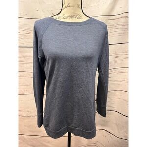 Hello Mello The Weekender Blue Long Sleeve Top Womens Small
